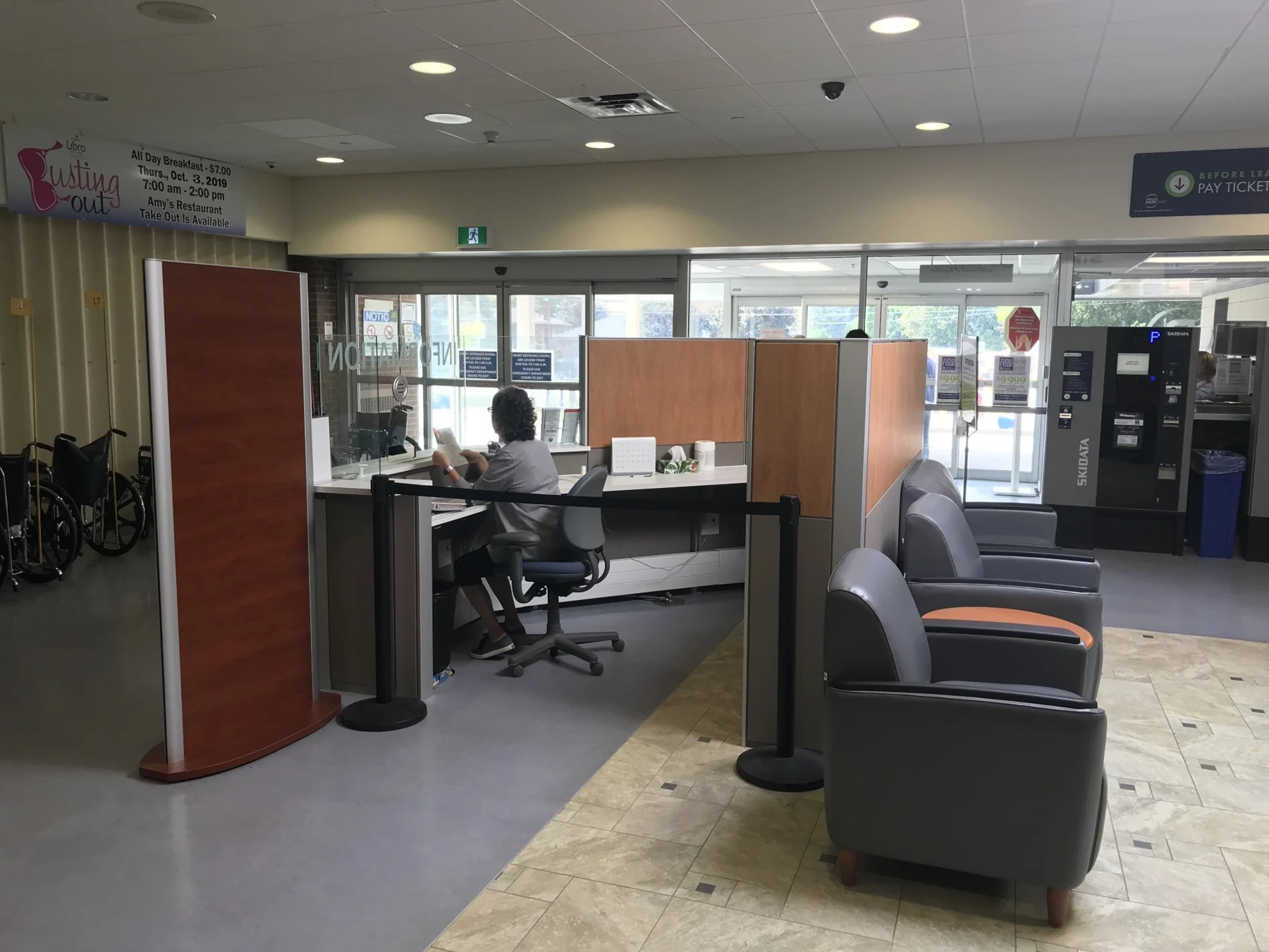 Strathroy Middlesex General Hospital Information Centre interior detail 2